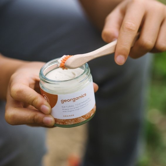 Zubní pasta bez fluoridu - Pomeranč